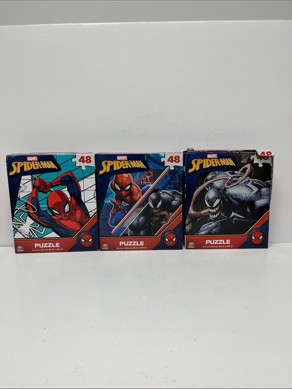 Marvel Spider-Man 3-Pack Puzzle Set